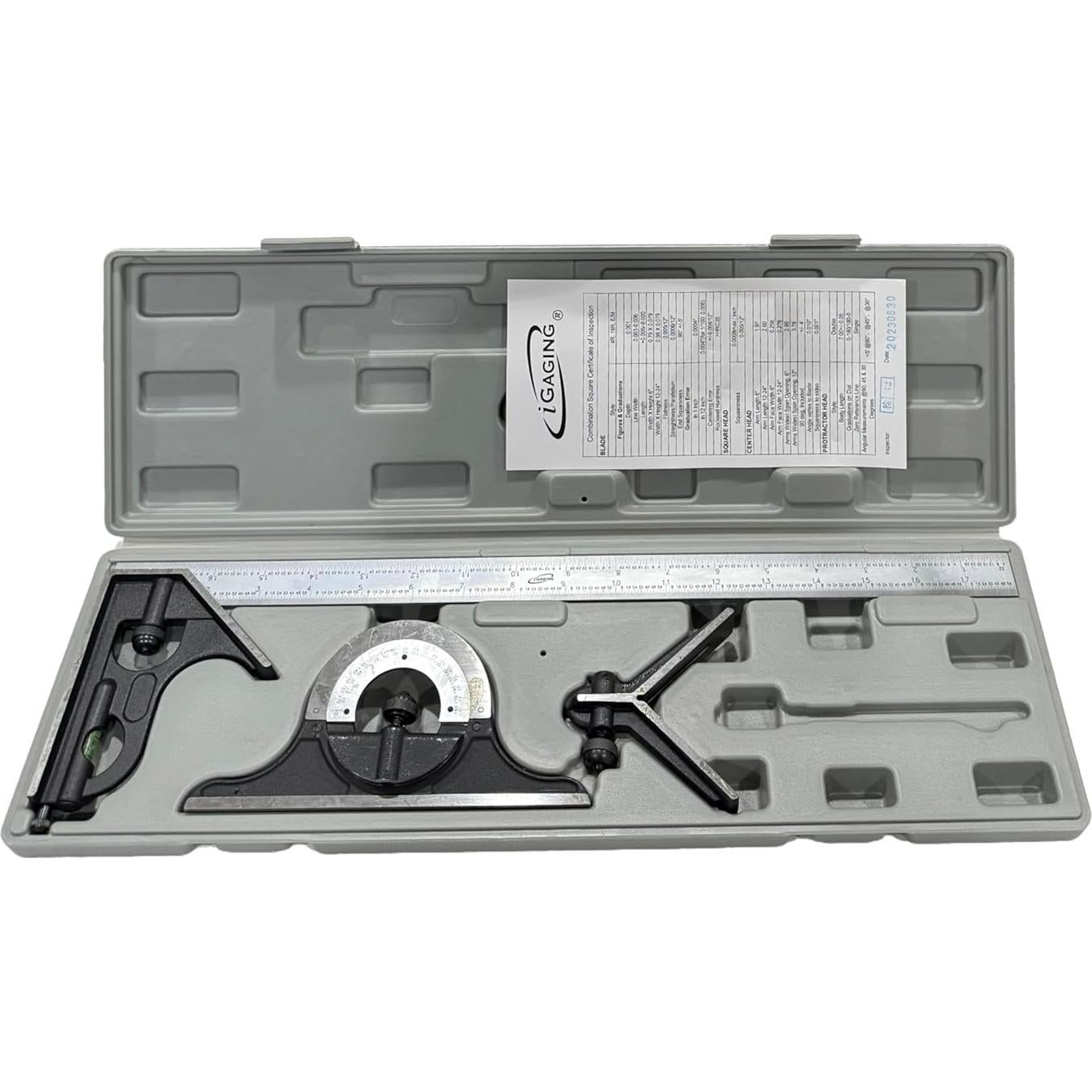 Escuadra Combinada iGaging 18" (45.72 cm) 4 Piezas Premium