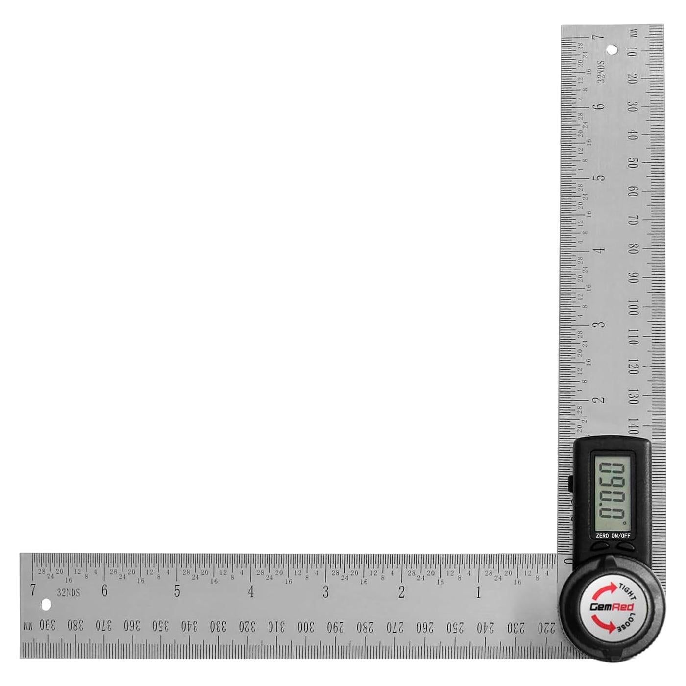 Buscador de Ángulo Digital GemRed 82305 Acero Inoxidable 200mm