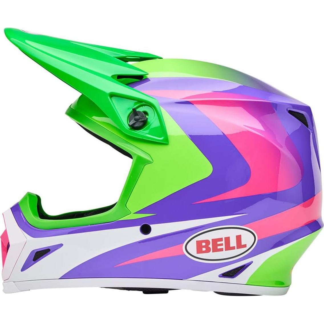 Casco BELL MX-9 MIPS Verde Hi-viz Jackal Mediano