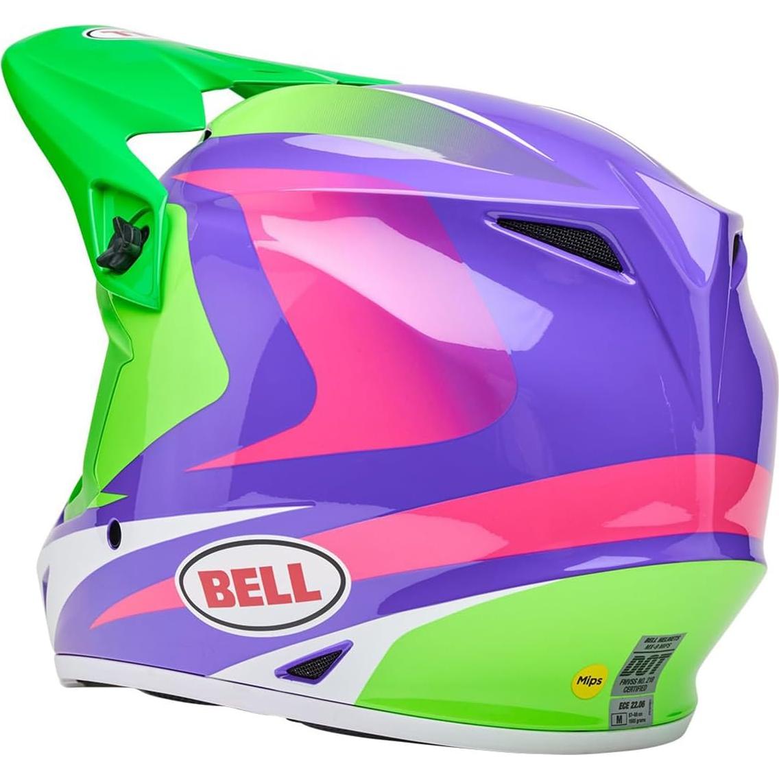 Casco BELL MX-9 MIPS Verde Hi-viz Jackal Mediano
