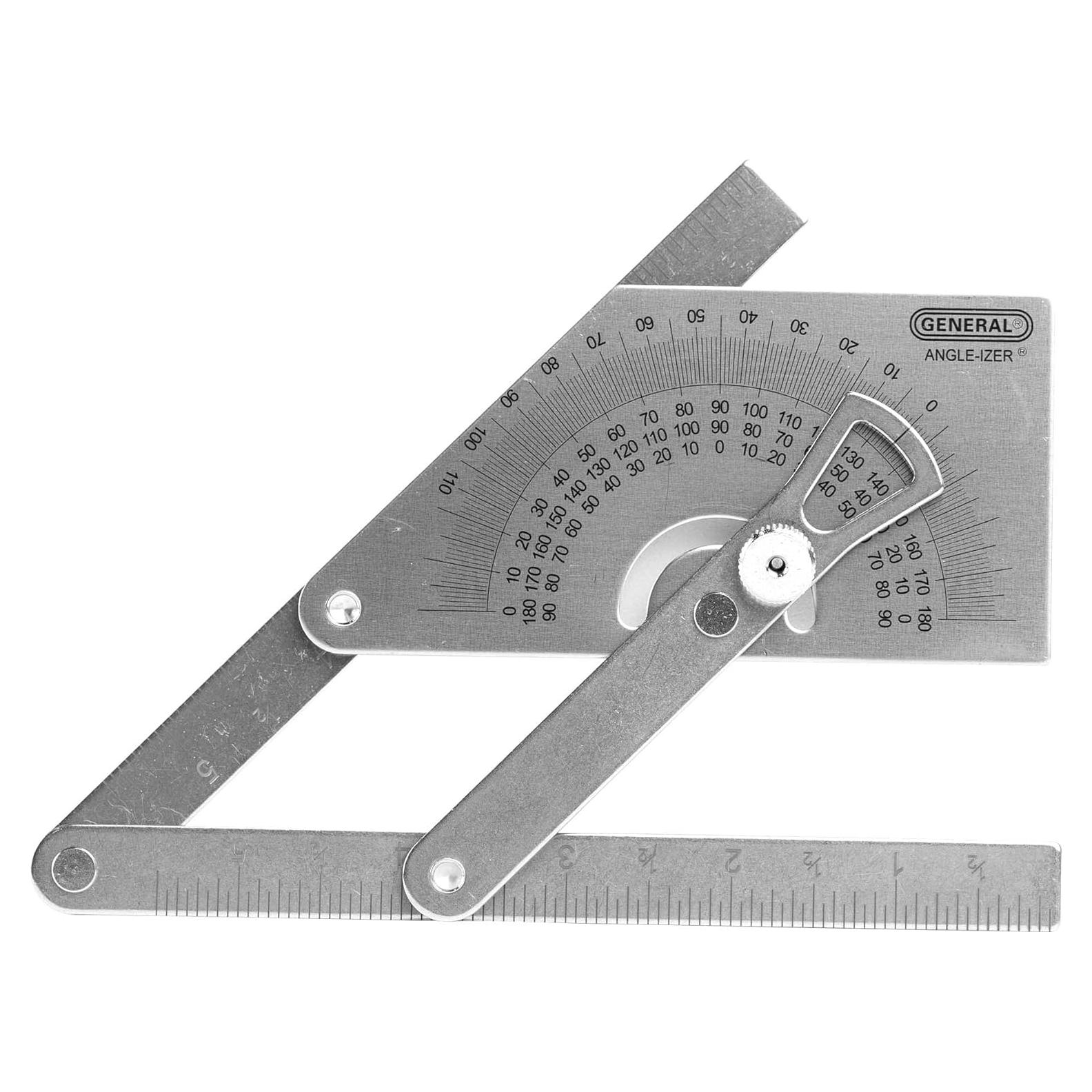 Transportador de Ángulos Acero Inoxidable Herramienta General 39