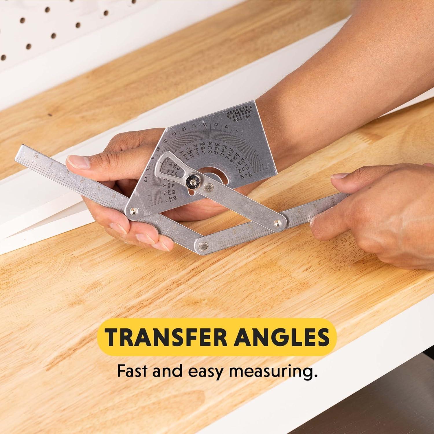 Transportador de Ángulos Acero Inoxidable Herramienta General 39