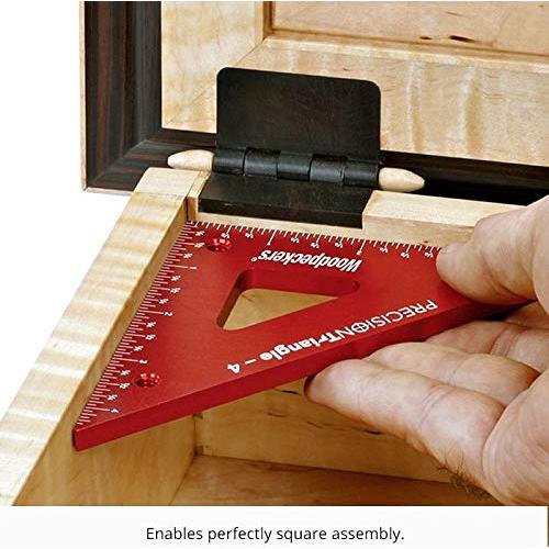 Triángulo de Carpintería Woodpeckers 10.16 cm Aluminio Precisión