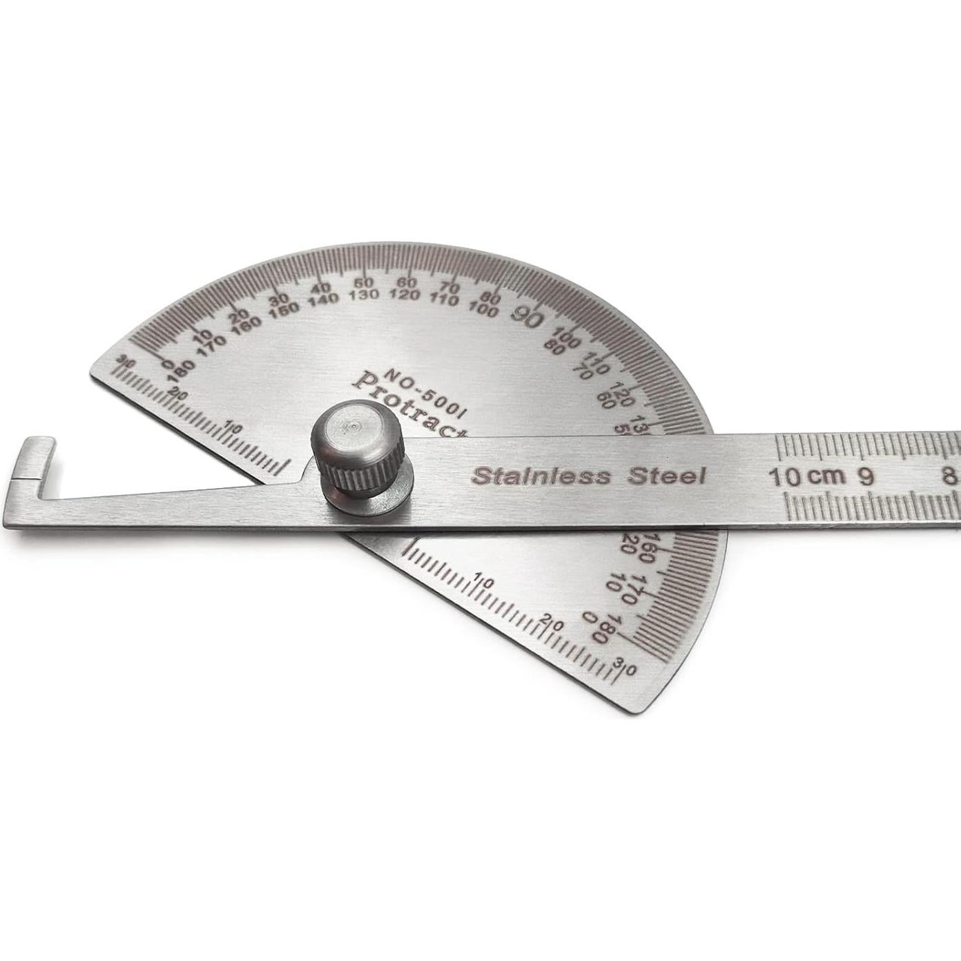 Transportador de Acero Inoxidable 10 cm LYFJXX 0-180 Grados