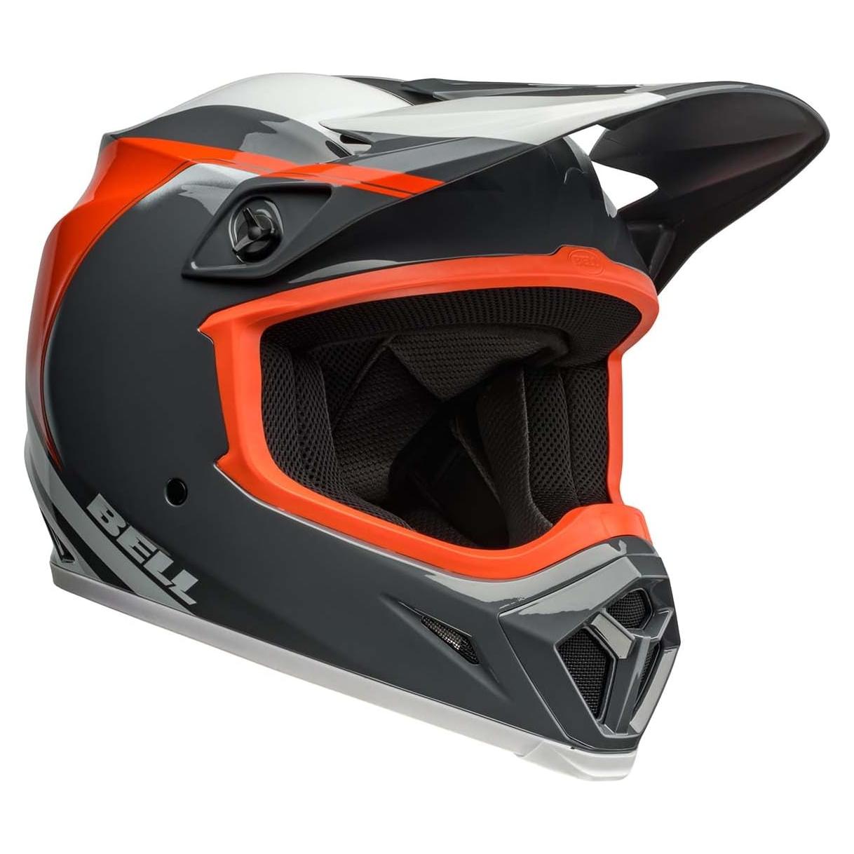 Casco BELL MX-9 MIPS Motocross Mediano Charcoal/Naranja