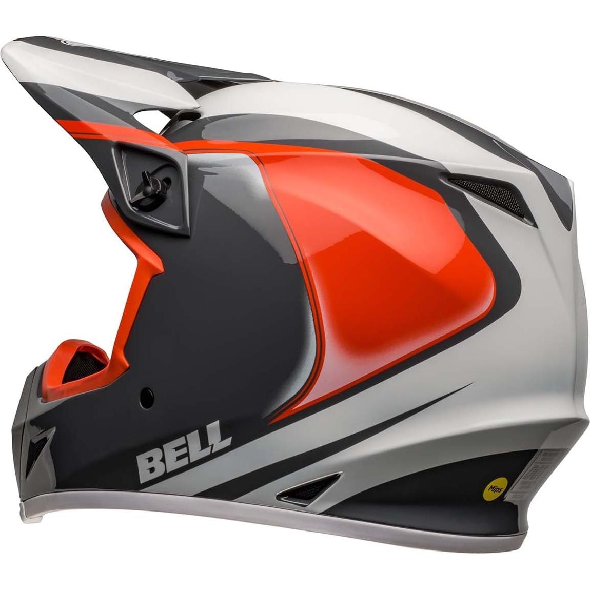 Casco BELL MX-9 MIPS Motocross Mediano Charcoal/Naranja