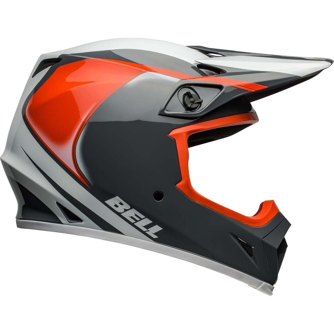 Casco BELL MX-9 MIPS Motocross Mediano Charcoal/Naranja