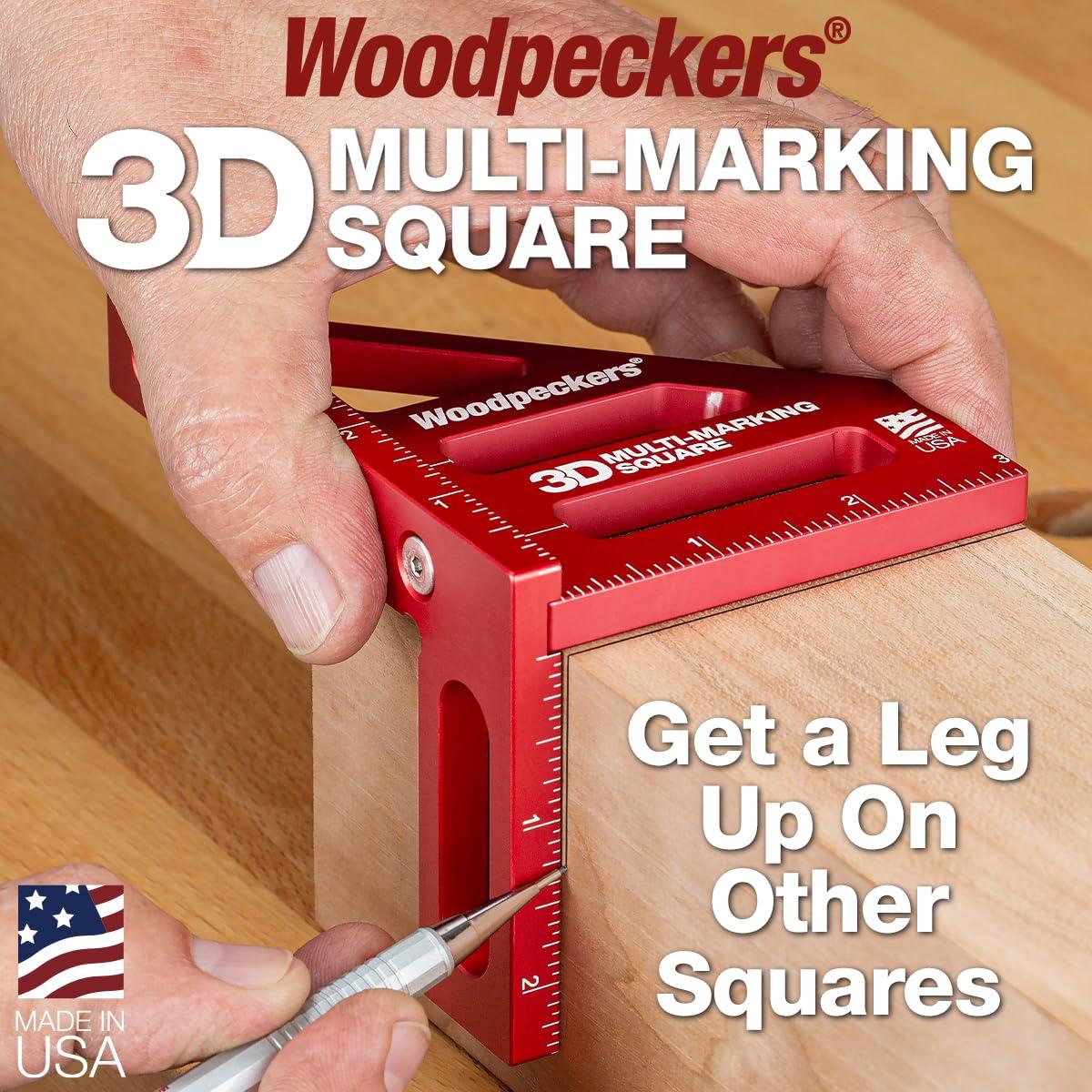 Escuadra de Marcado Múltiple 3D Woodpeckers - Aluminio, Precisión