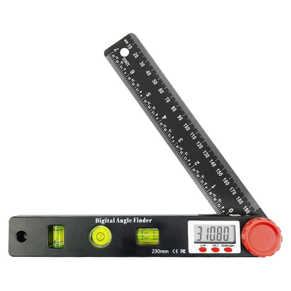 Buscador de Ángulo Digital NORTOOLS 0-360° LCD 7"
