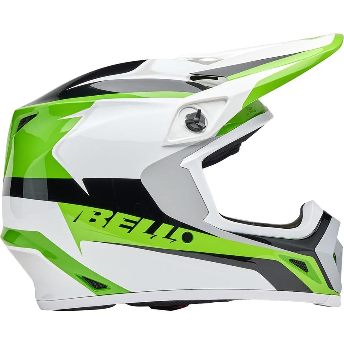 Casco de Motocross BELL MX-9 MIPS Verde Brillante Mediano