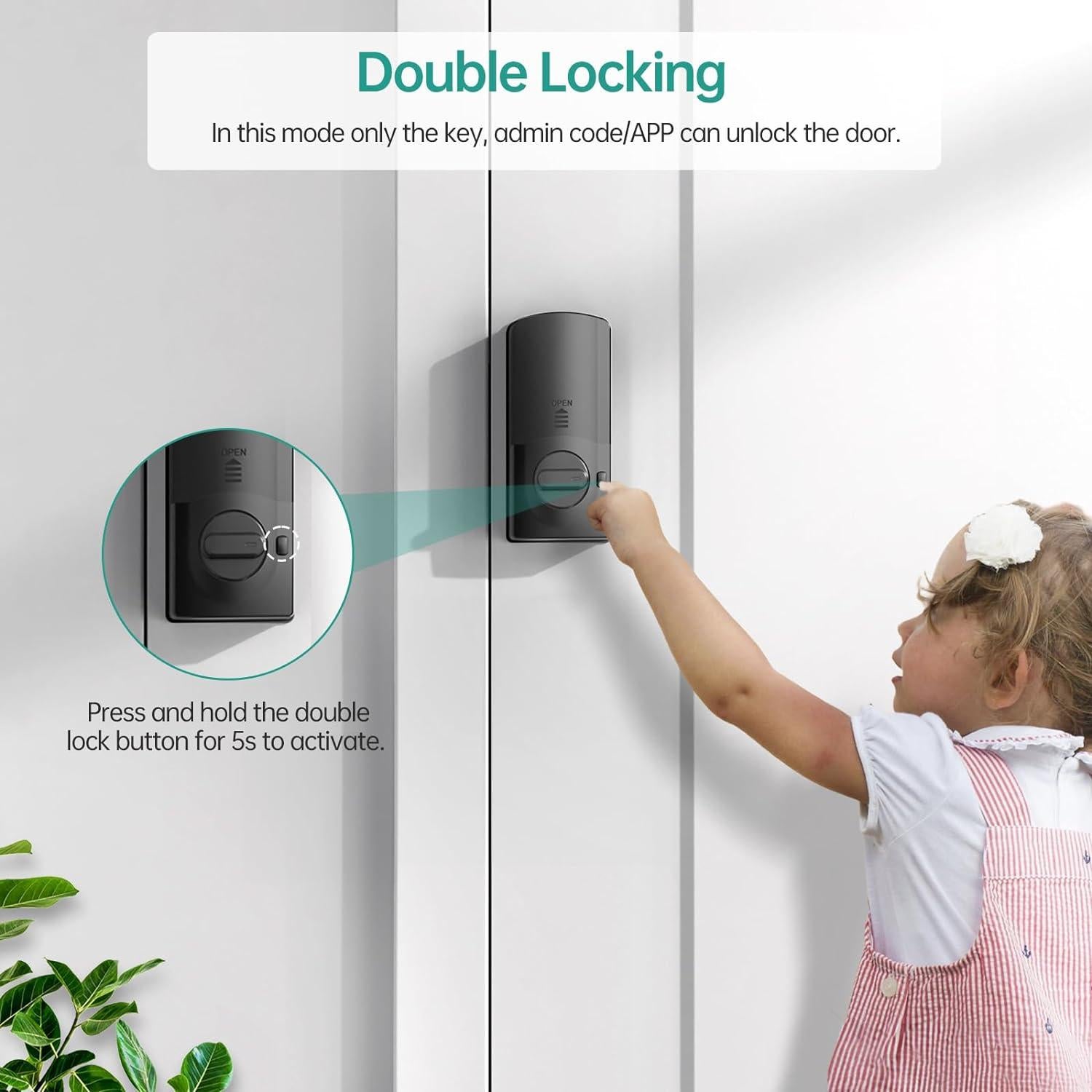 Cerradura Inteligente Hornbill A5 con Huella Digital y Bluetooth