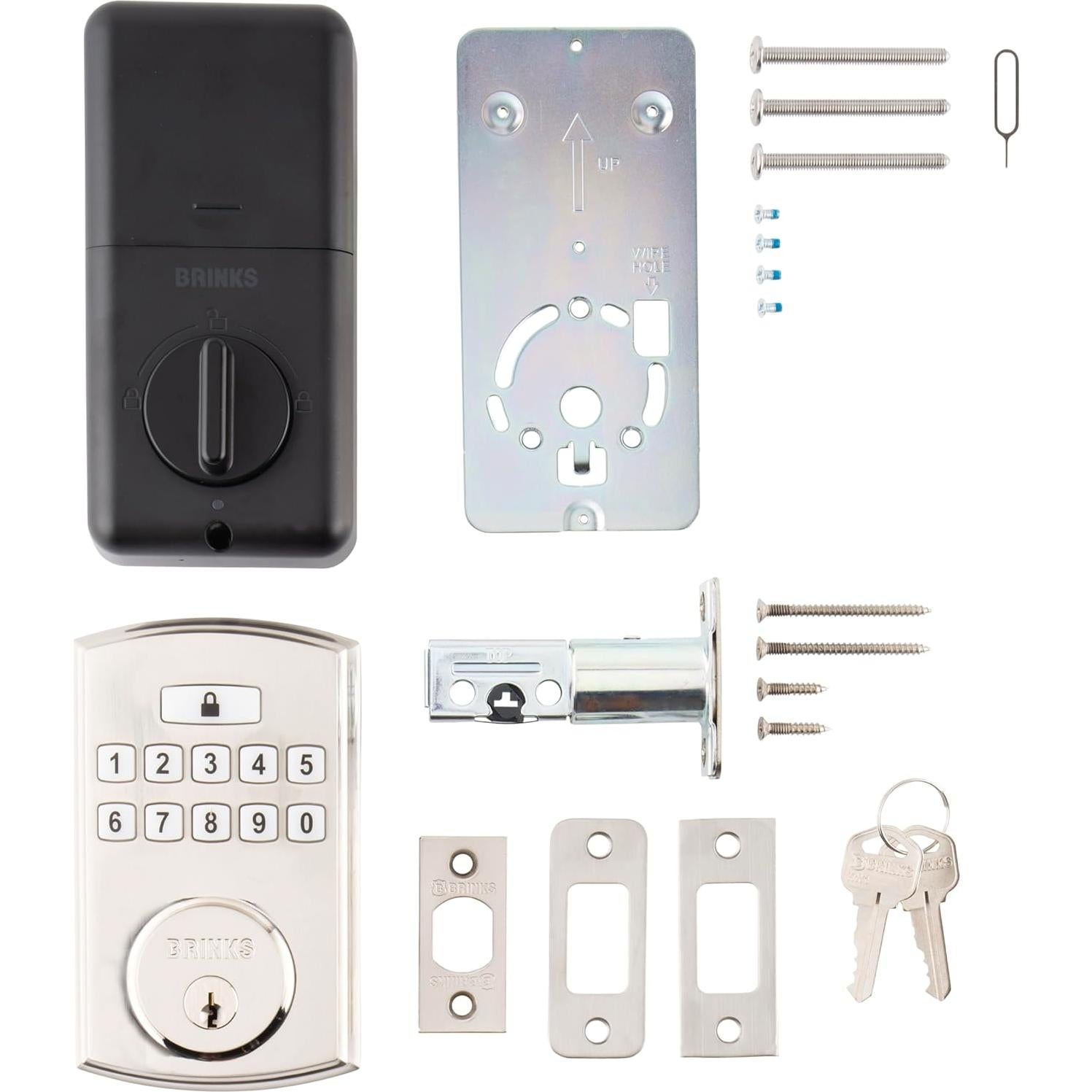 Cerradura Electrónica de Teclado Brinks, Seguridad Alta, 50 Códigos