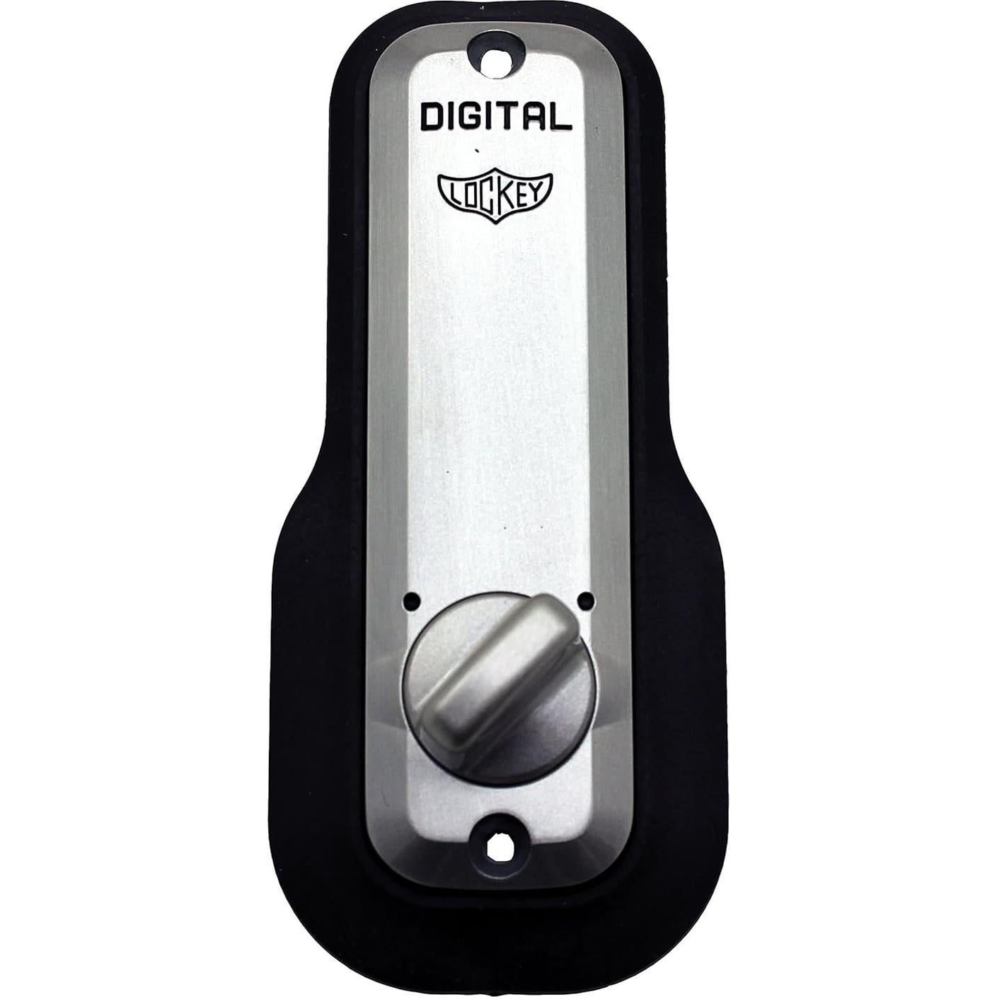 Cerradura Digital LockeyUSA M210 Sin Llave Mecánica Níquel Satinado