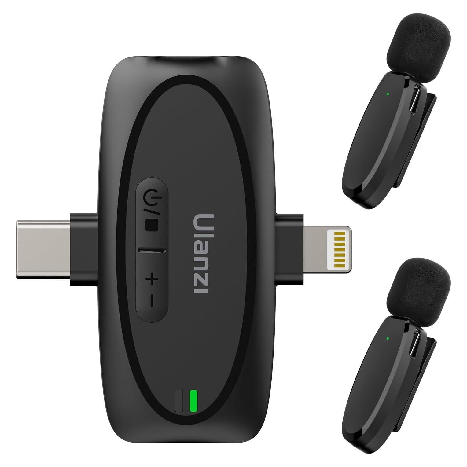 Micrófono Lavalier Inalámbrico ULANZI V6 para iPhone y Android