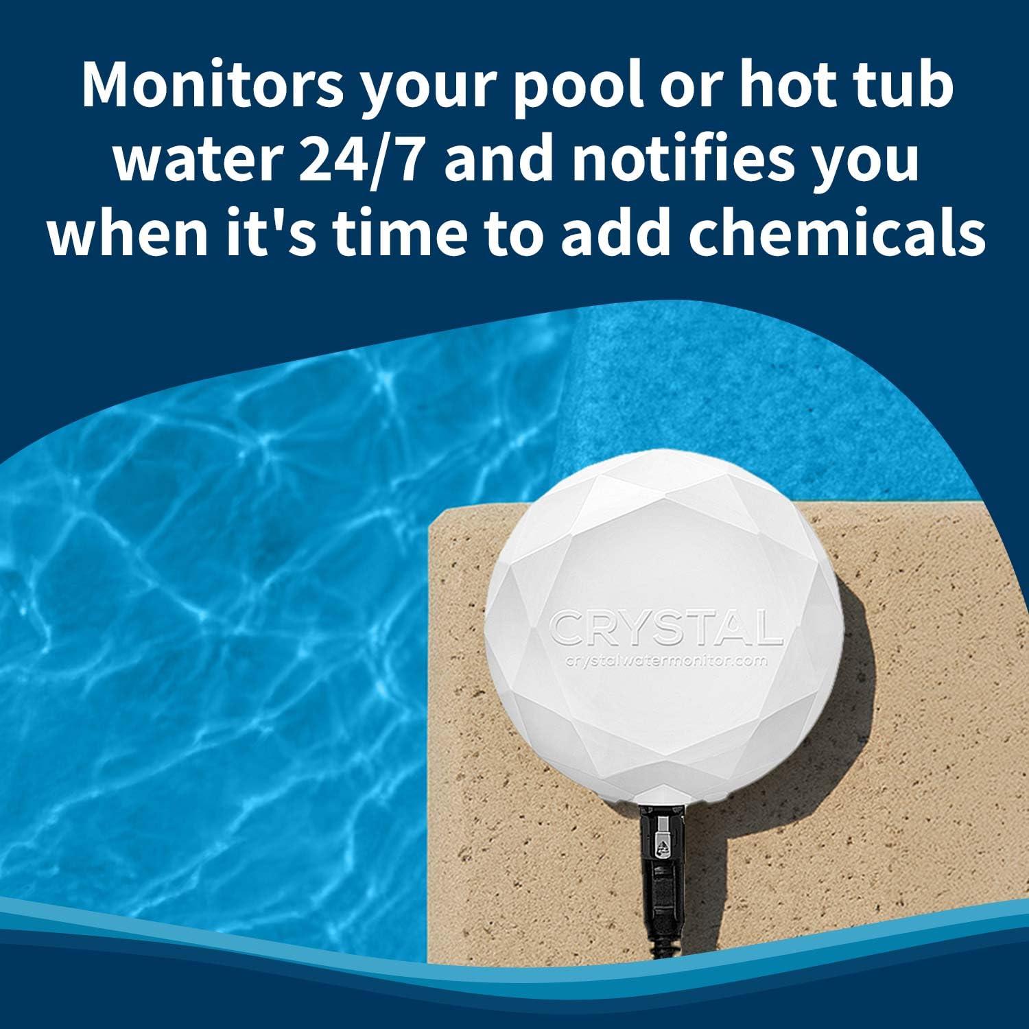 Monitor de Agua Inteligente Crystal para Piscinas de Agua Salada