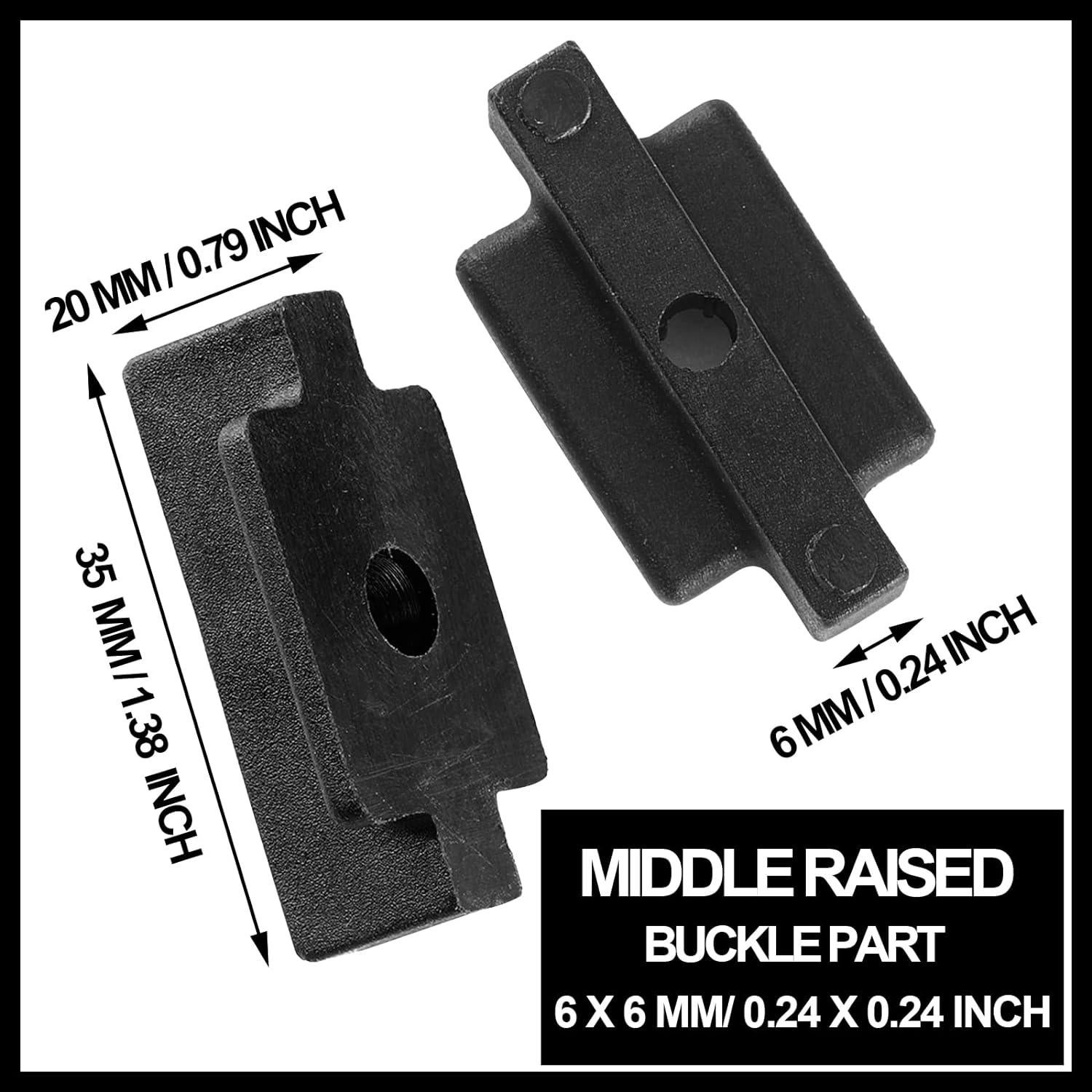 Clips de Nylon para Deck Bucherry - 500 Piezas con Tornillos