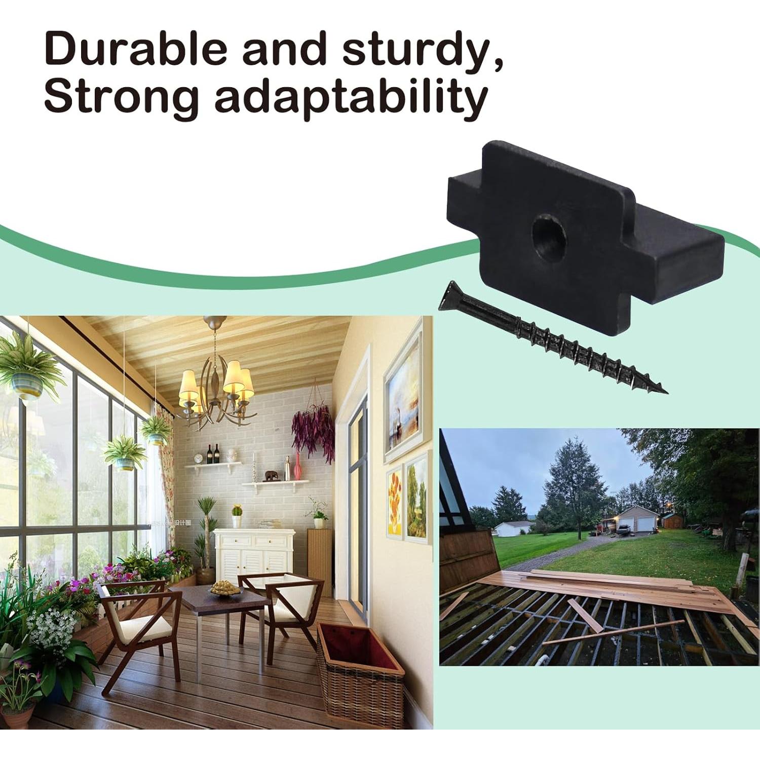 600 Sujetadores Ocultos para Decking Compuesto Sapiential Creation