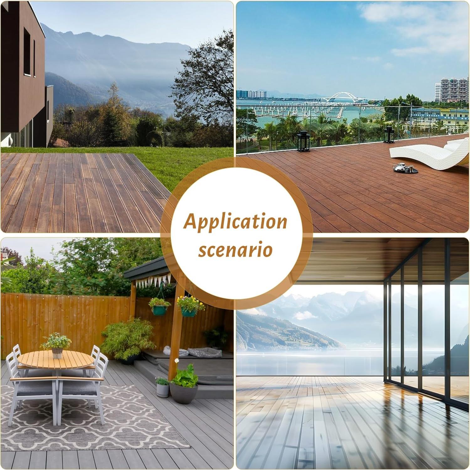 1000 Sujetadores Ocultos de Nylon Yeipower para Deck Compuesto