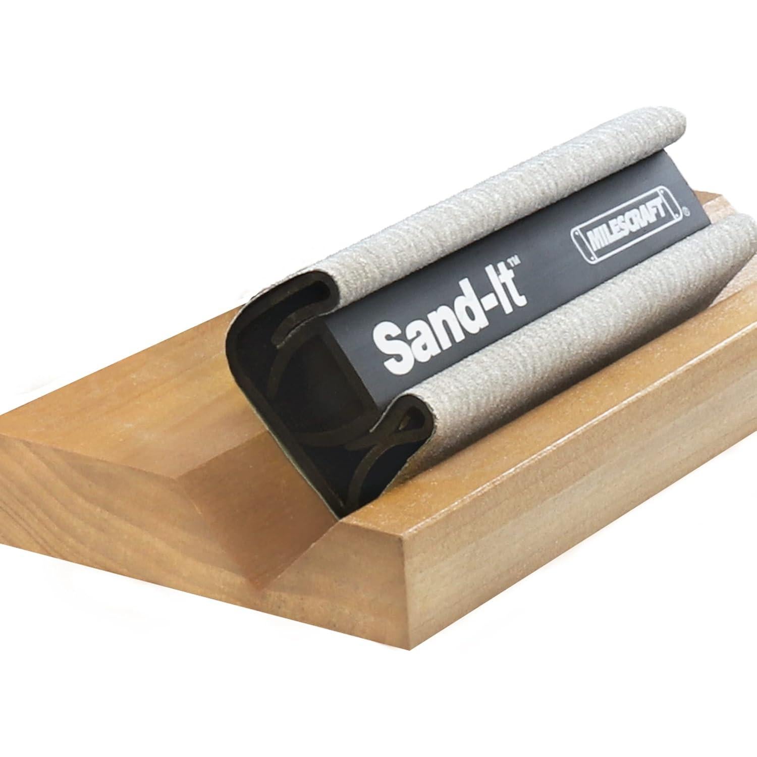 Bloque de Lijado Multi-Superficie Milescraft 1622 con Lija 150 Granos