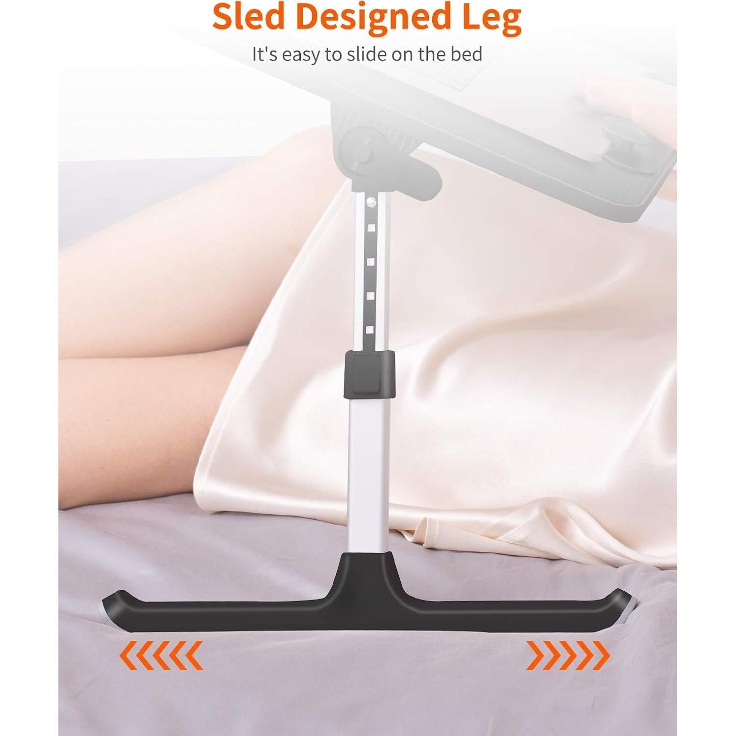 Escritorio Plegable para Laptop SAIJI 60x33 cm Negro Ajustable