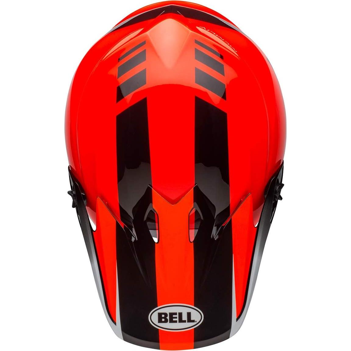 Casco de Motocross BELL MX-9 MIPS Naranja/Negro T. X-Large