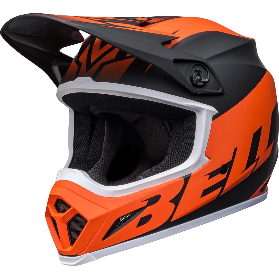 Casco de Motocross BELL MX-9 MIPS Negro Mate Disruptivo