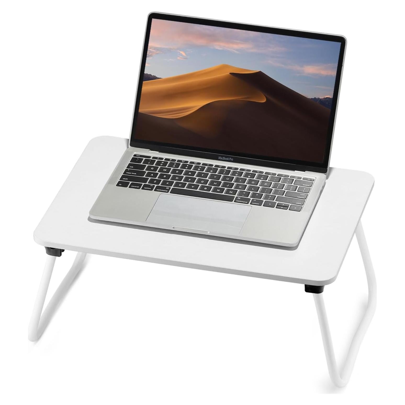 Escritorio Plegable FISYOD Blanco para Laptop 29.5x44.5 cm