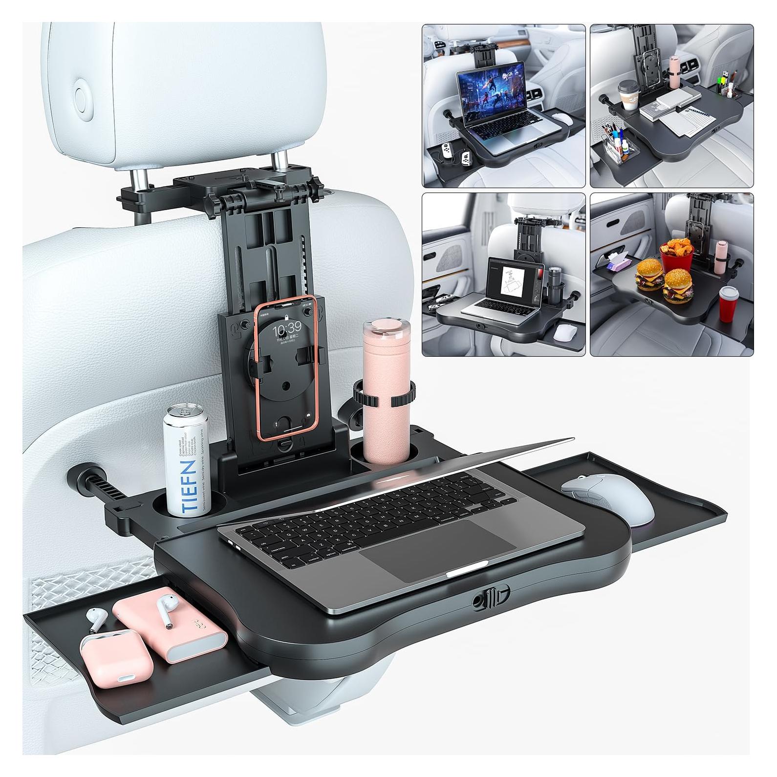 Mesa de bandeja trasera de coche AUEOTUAR A08-2 plegable