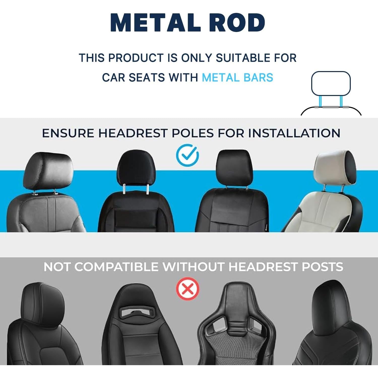 Mesa de bandeja trasera de coche AUEOTUAR A08-2 plegable