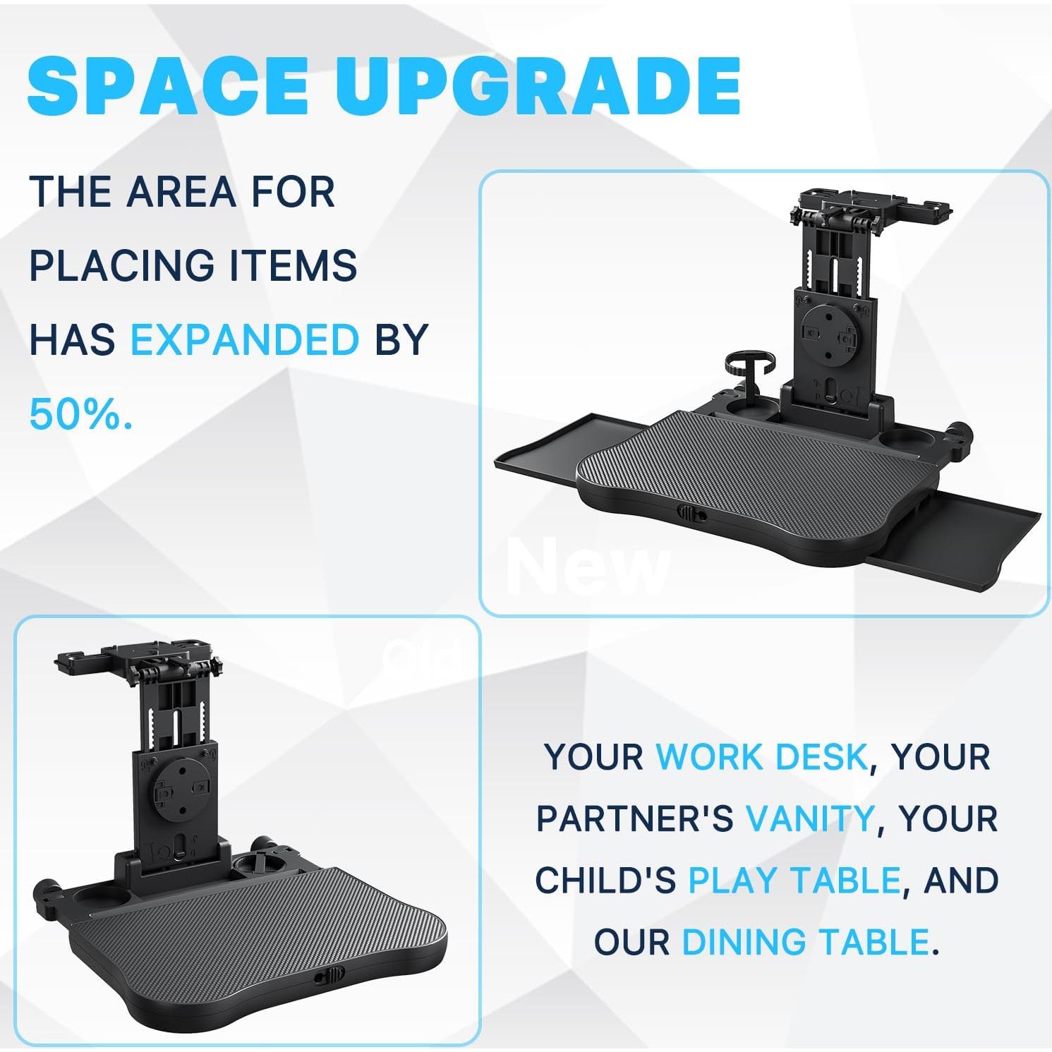 Mesa de bandeja trasera de coche AUEOTUAR A08-2 plegable
