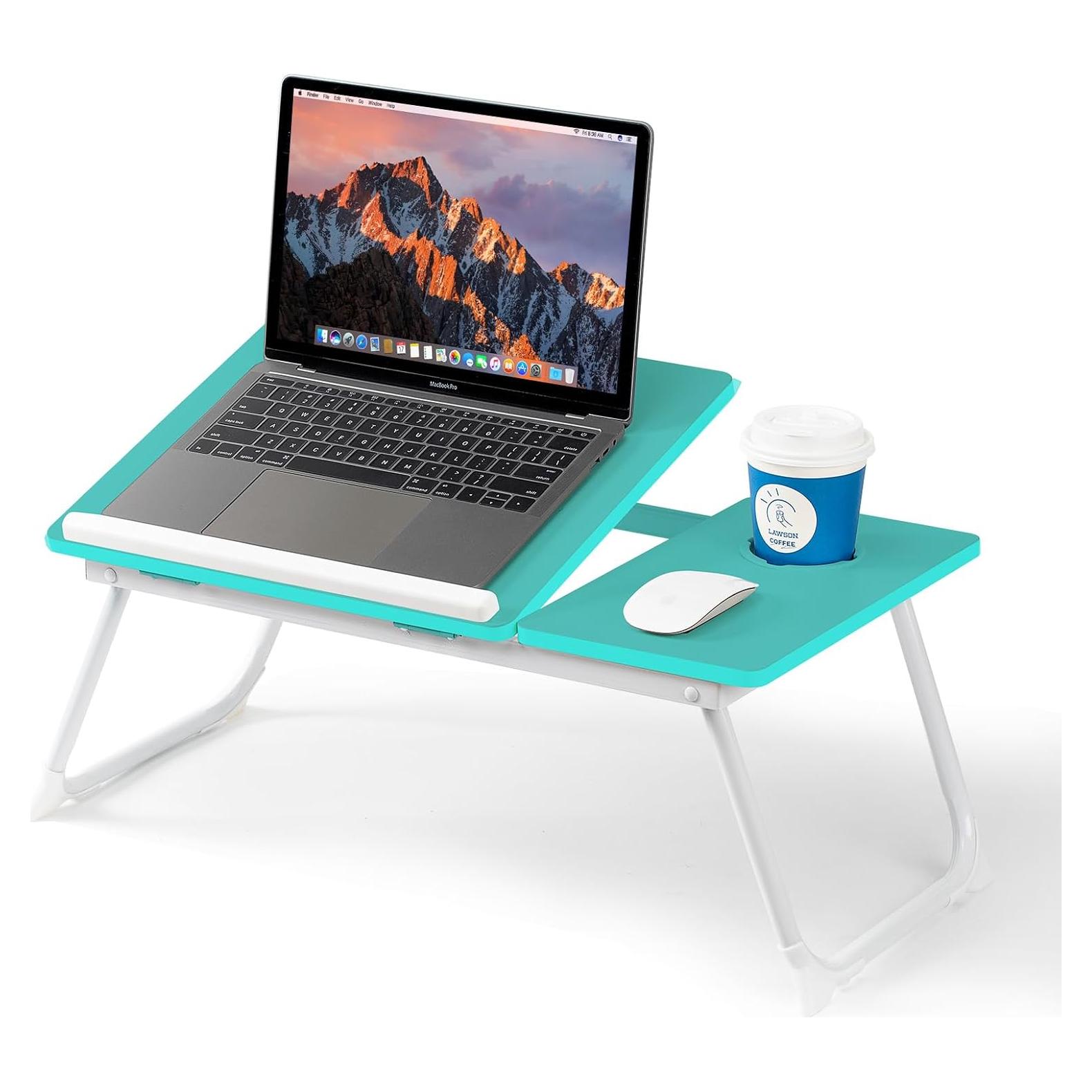 Escritorio Plegable para Laptop BYMECOST Azul 32.3x55.6 cm