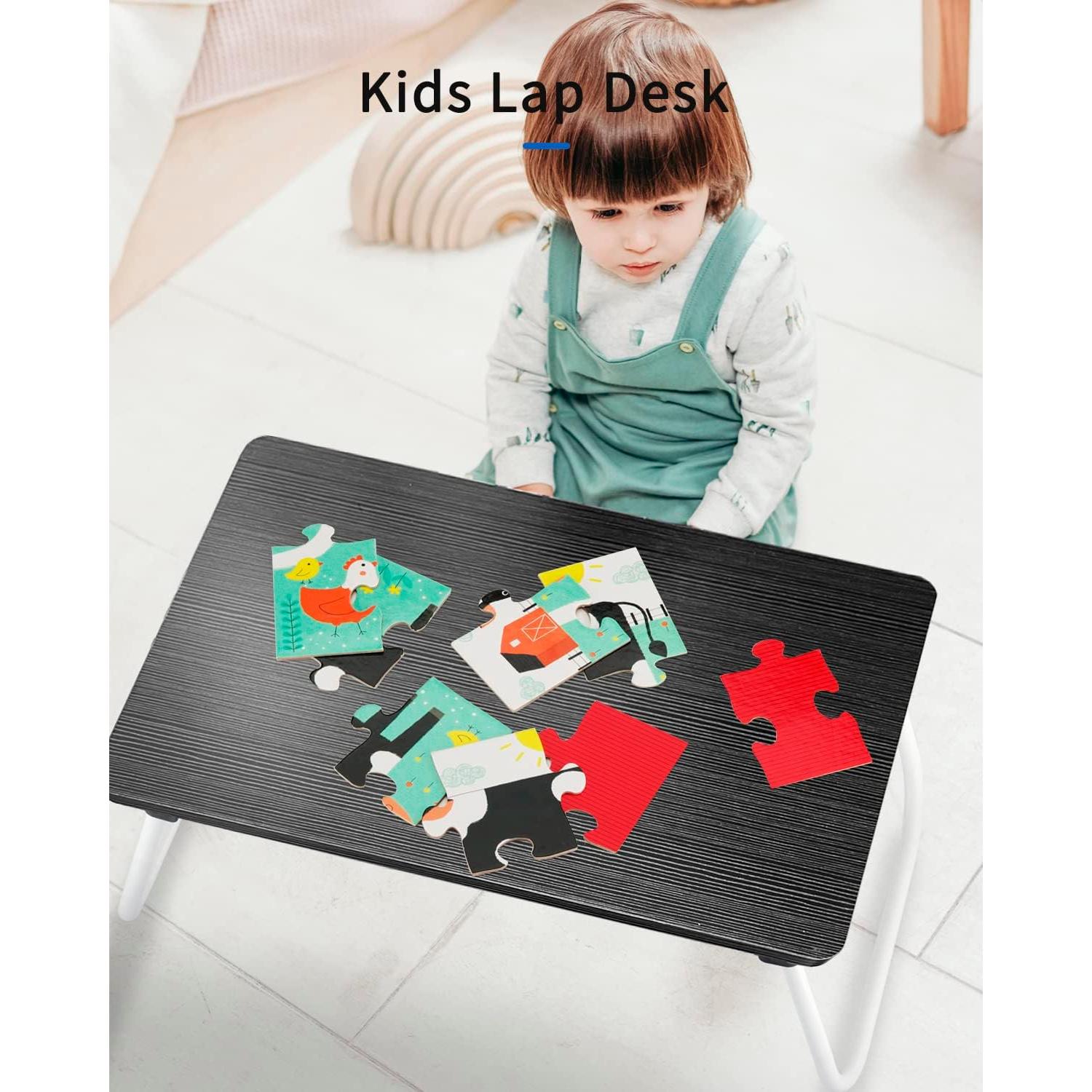 Mesa de cama plegable Ruxury para portátil - Negro