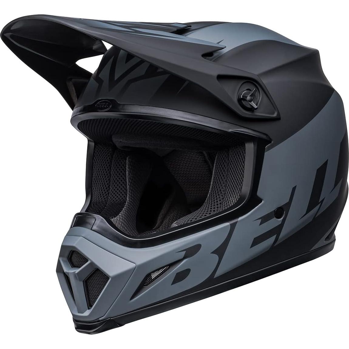 Casco de Motocross BELL MX-9 MIPS Negro Mate Disruptivo