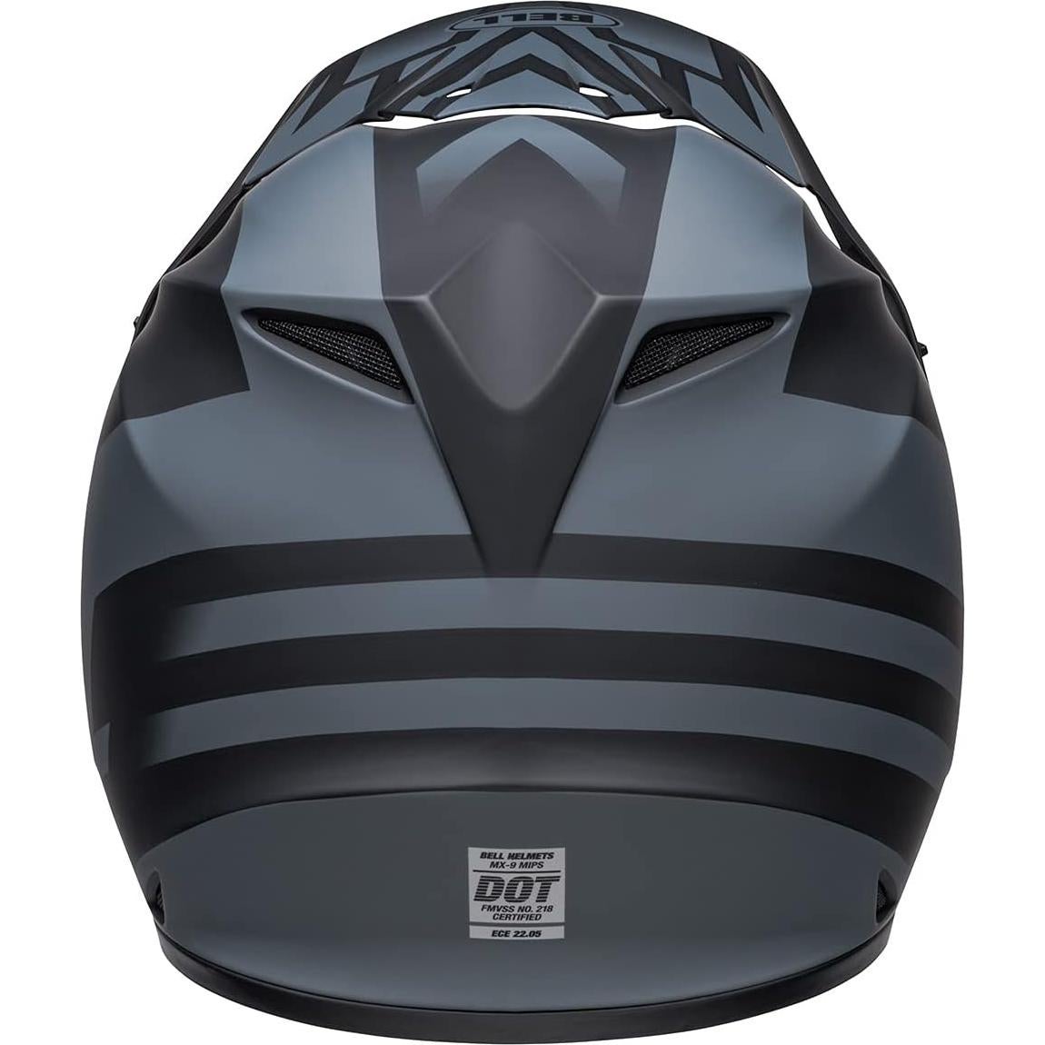 Casco de Motocross BELL MX-9 MIPS Negro Mate Disruptivo