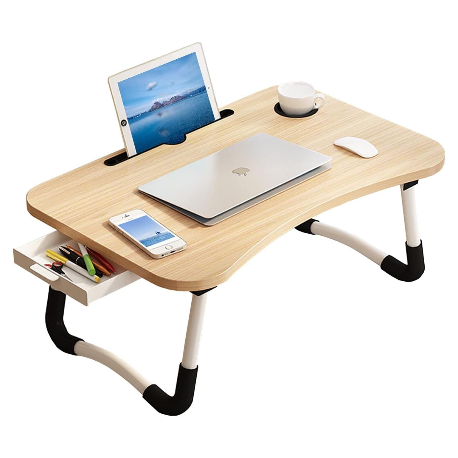 Escritorio Plegable Multifuncional QPEY para Laptop 60x40cm