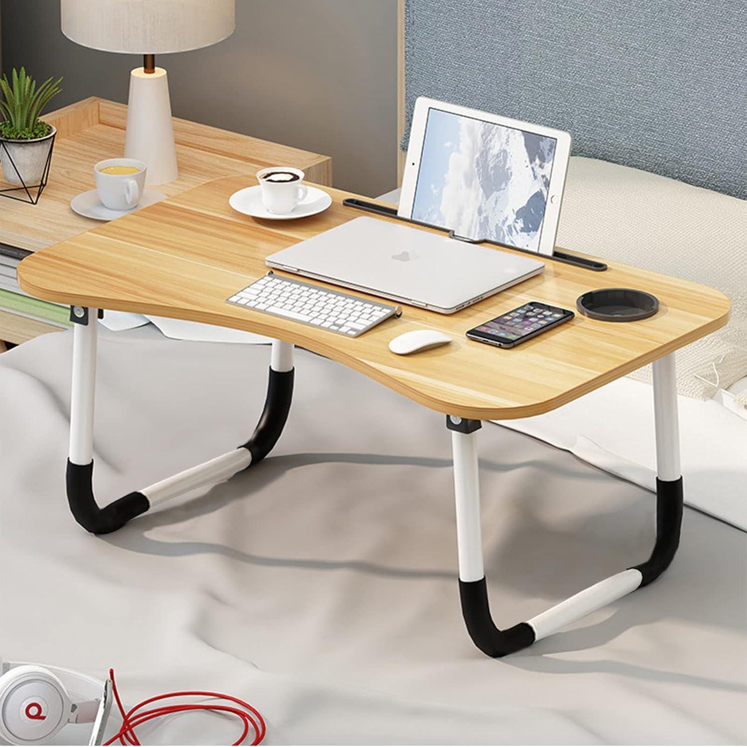 Escritorio Plegable Multifuncional QPEY para Laptop 60x40cm