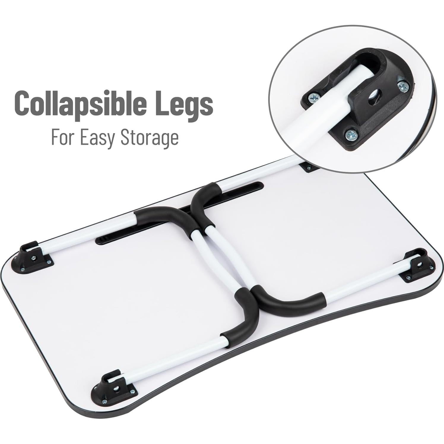 Mesa de Regazo Ajustable Mind Reader 59x34.9 cm Negra