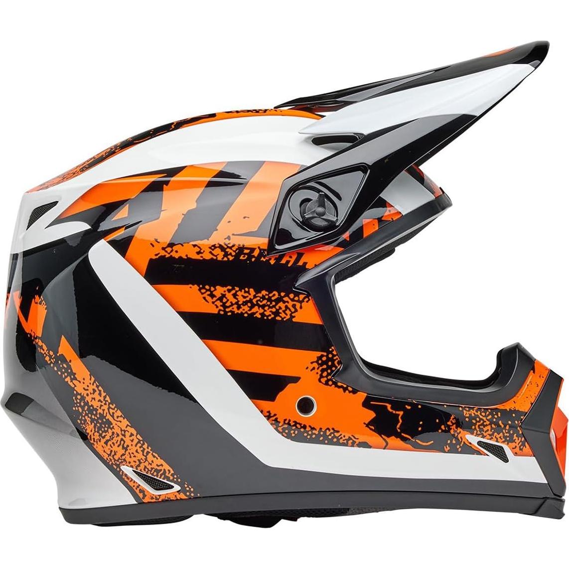 Casco BELL MX-9 MIPS Motocross Unisex X-Large Negro/Naranja