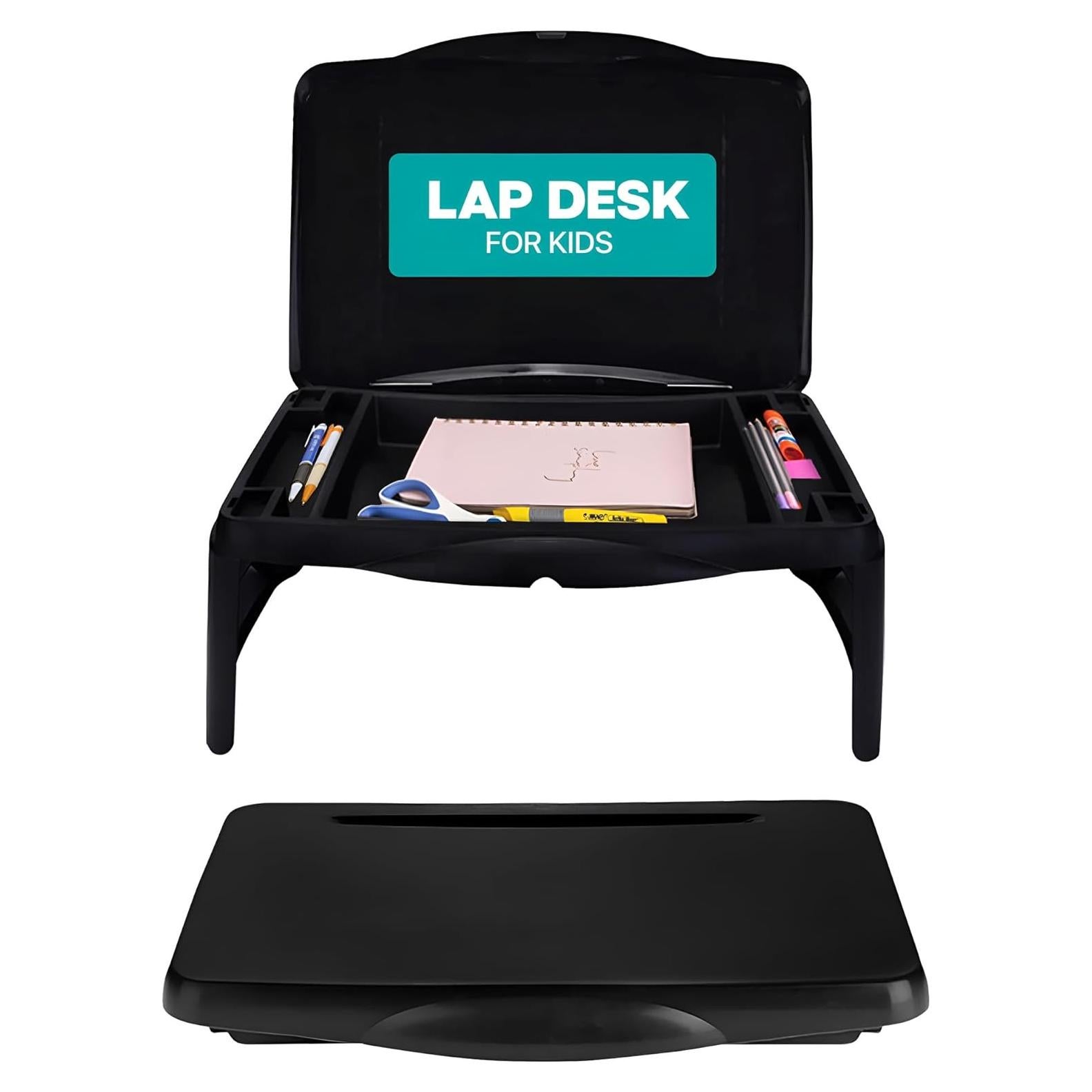 Escritorio Plegable Mavo Craft Negro con Almacenamiento 44.5x30.5cm