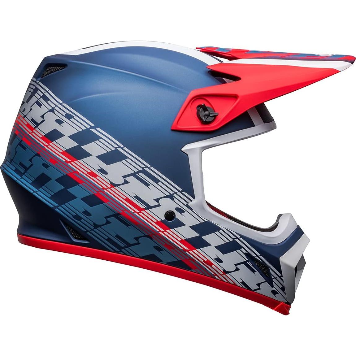 Casco de Motocross BELL MX-9 MIPS Azul Mate Grande