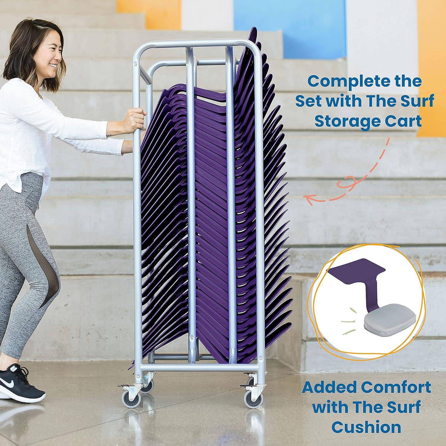 Escritorio Portátil Surf ECR4Kids Berenjena 61x36 cm