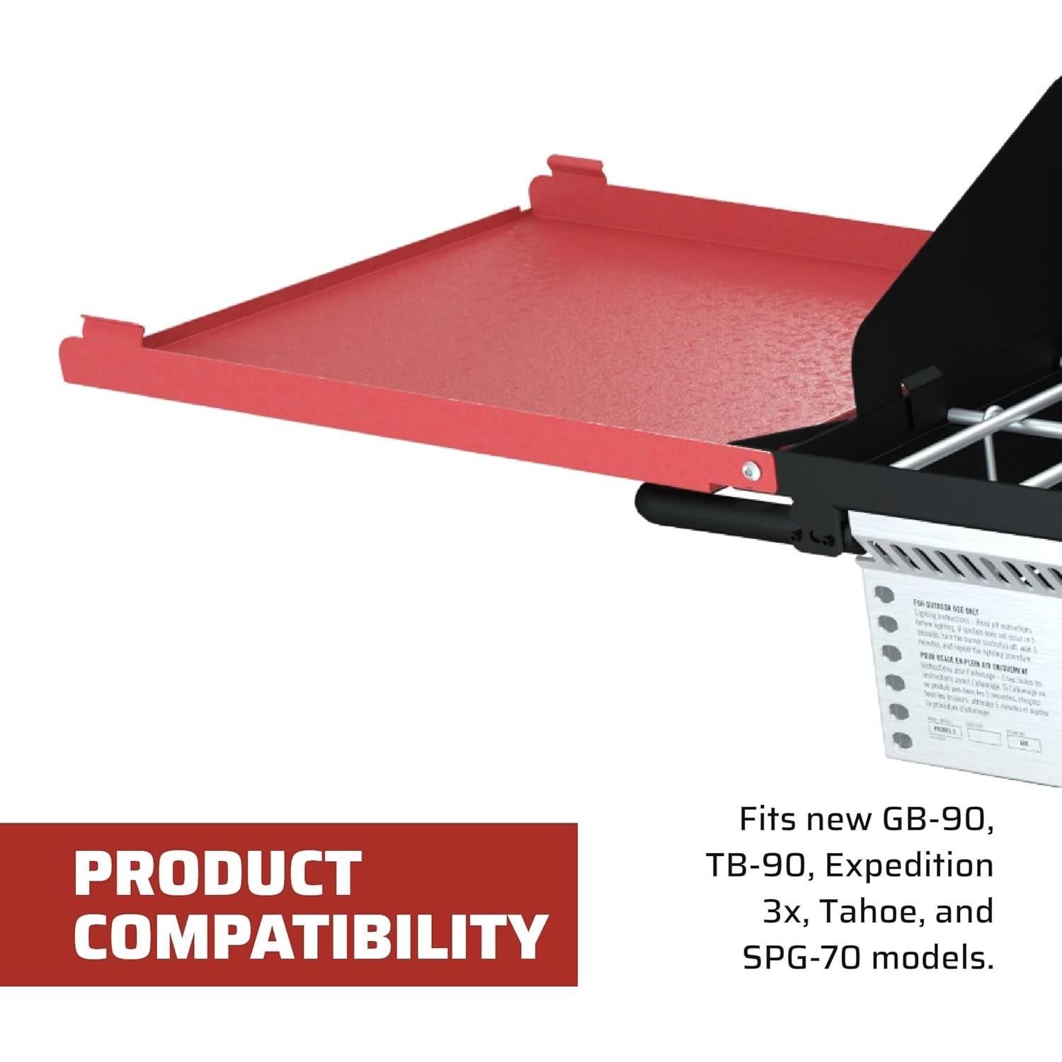 Estantes Laterales Plegables Camp Chef para Estufas 3 Quemadores