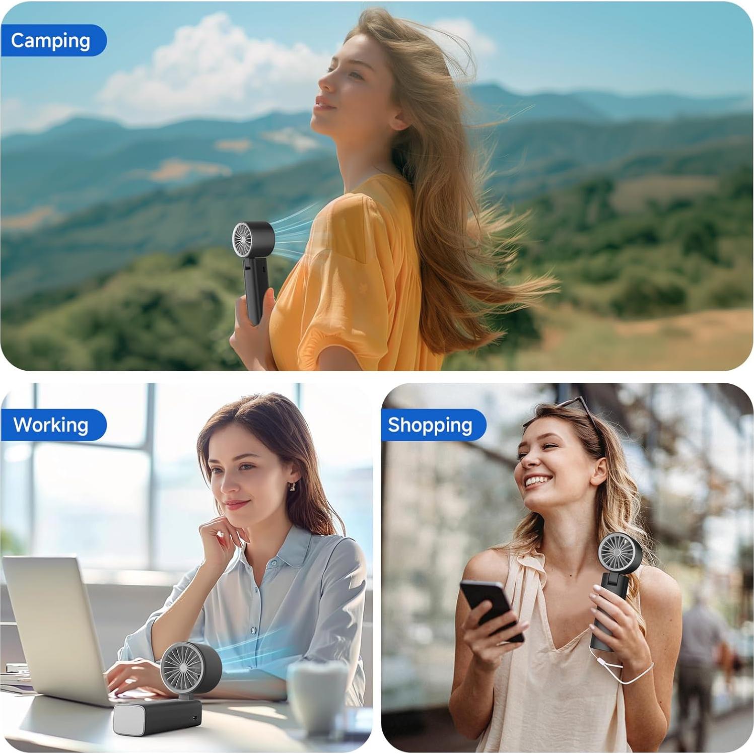 Ventilador Portátil de Mano YOSHENMO A225 Turbo 199 Velocidades