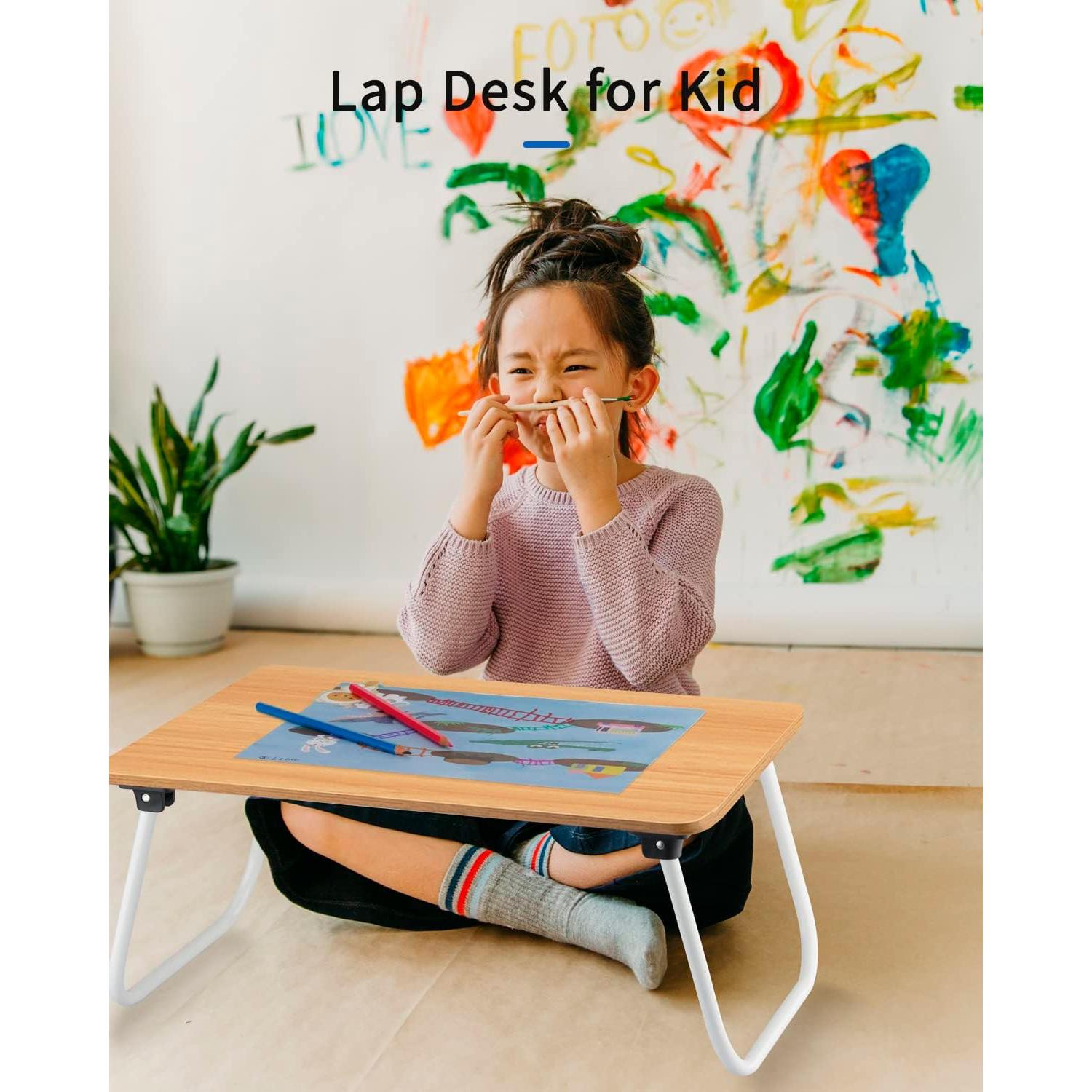 Mesa de Cama Plegable Ruxury para Portátil 28x44.5cm Madera