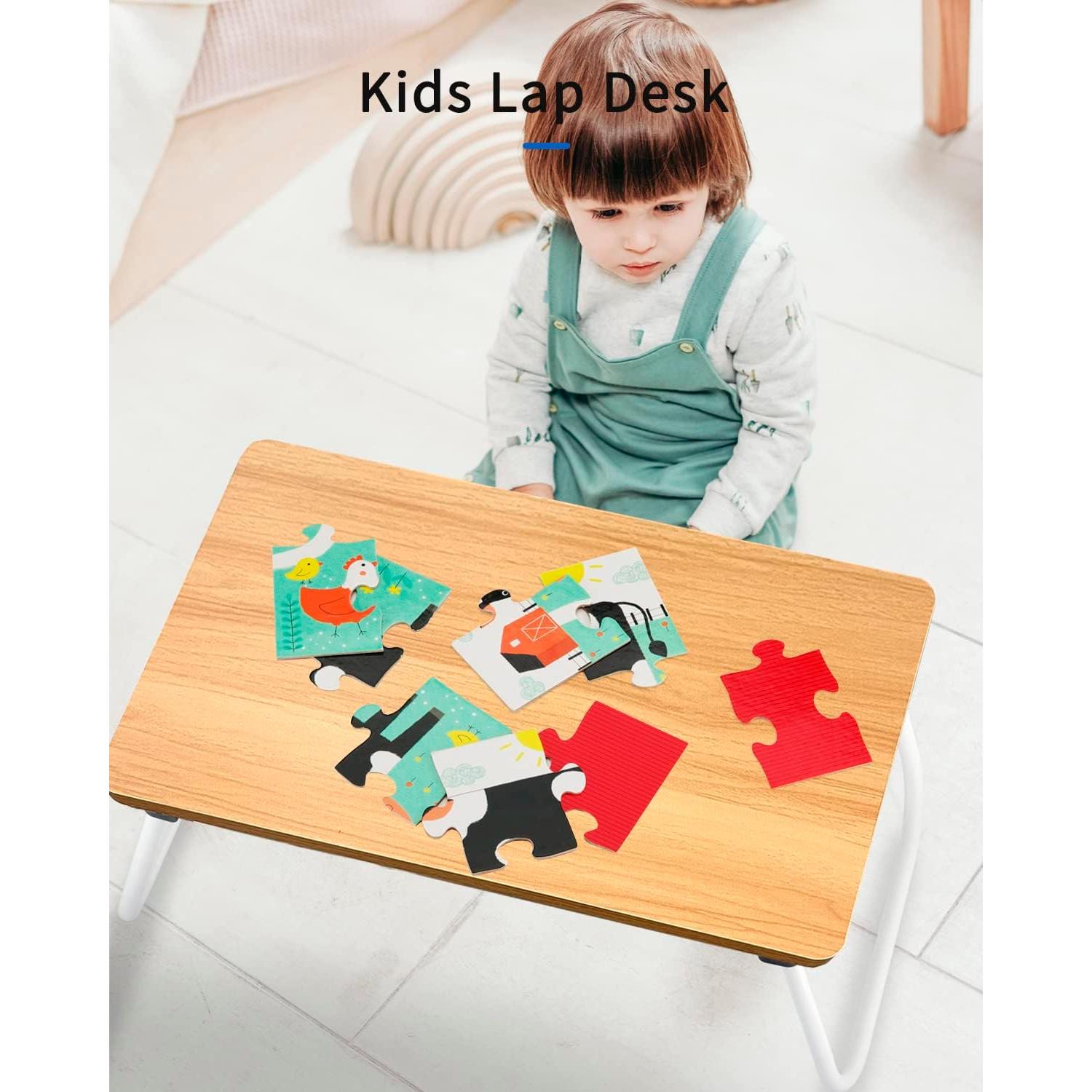 Mesa de Cama Plegable Ruxury para Portátil 28x44.5cm Madera