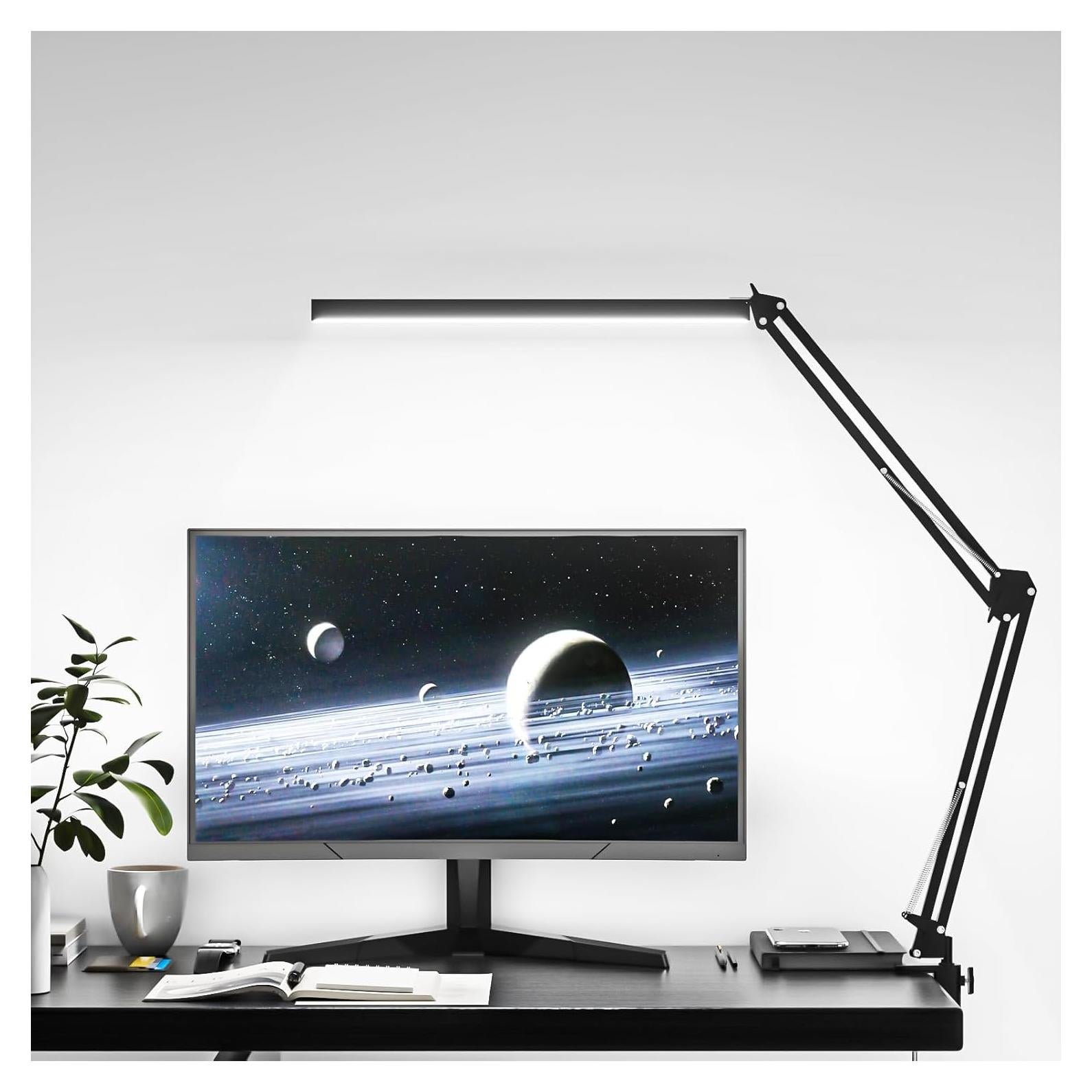 Lámpara de Escritorio LED BZBRLZ Regulable 3 Modos 10 Niveles