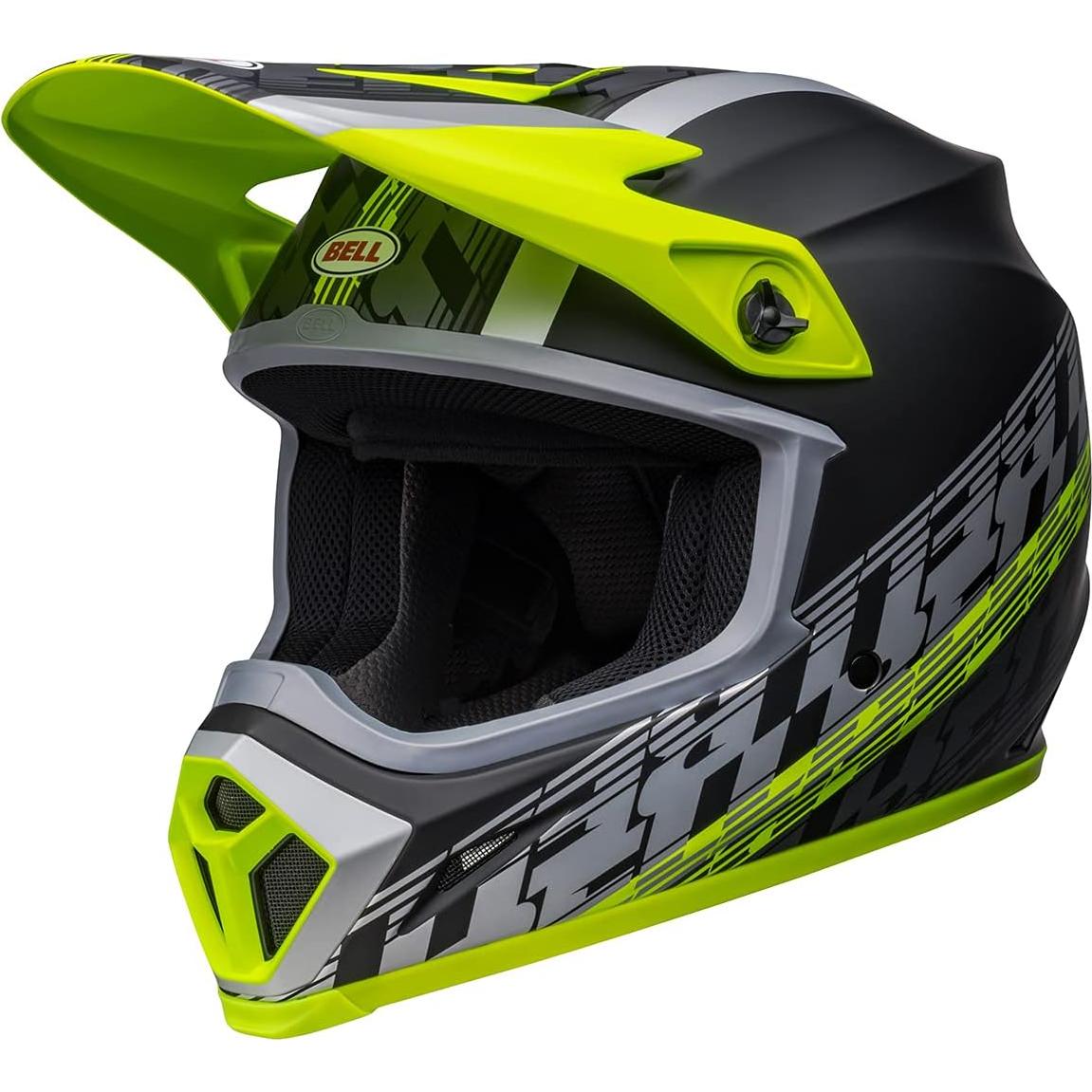 Casco de Motocross BELL MX-9 MIPS XX-Large Negro/Amarillo