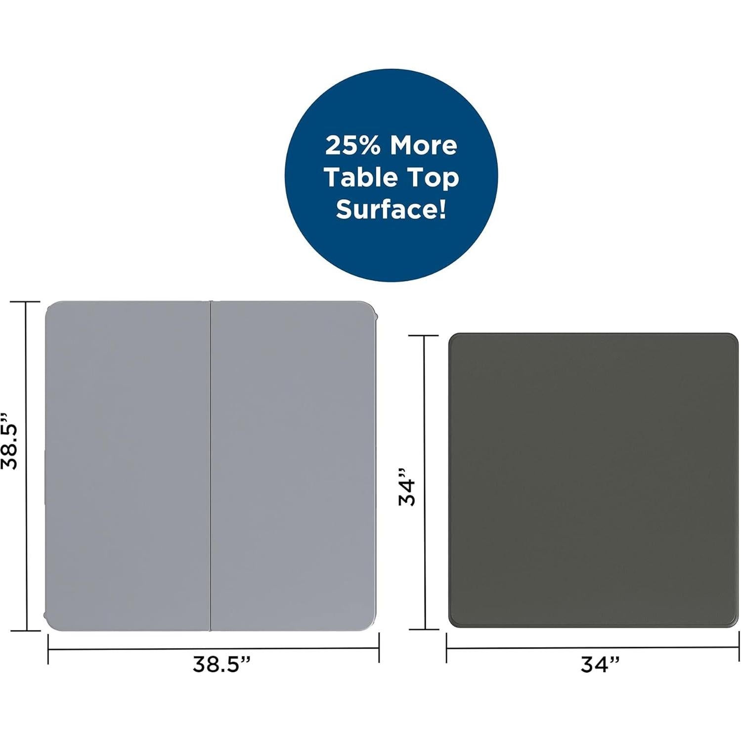 Mesa Plegable COSCO XL 97.79 cm con Mango, Accesible Sillas de Ruedas