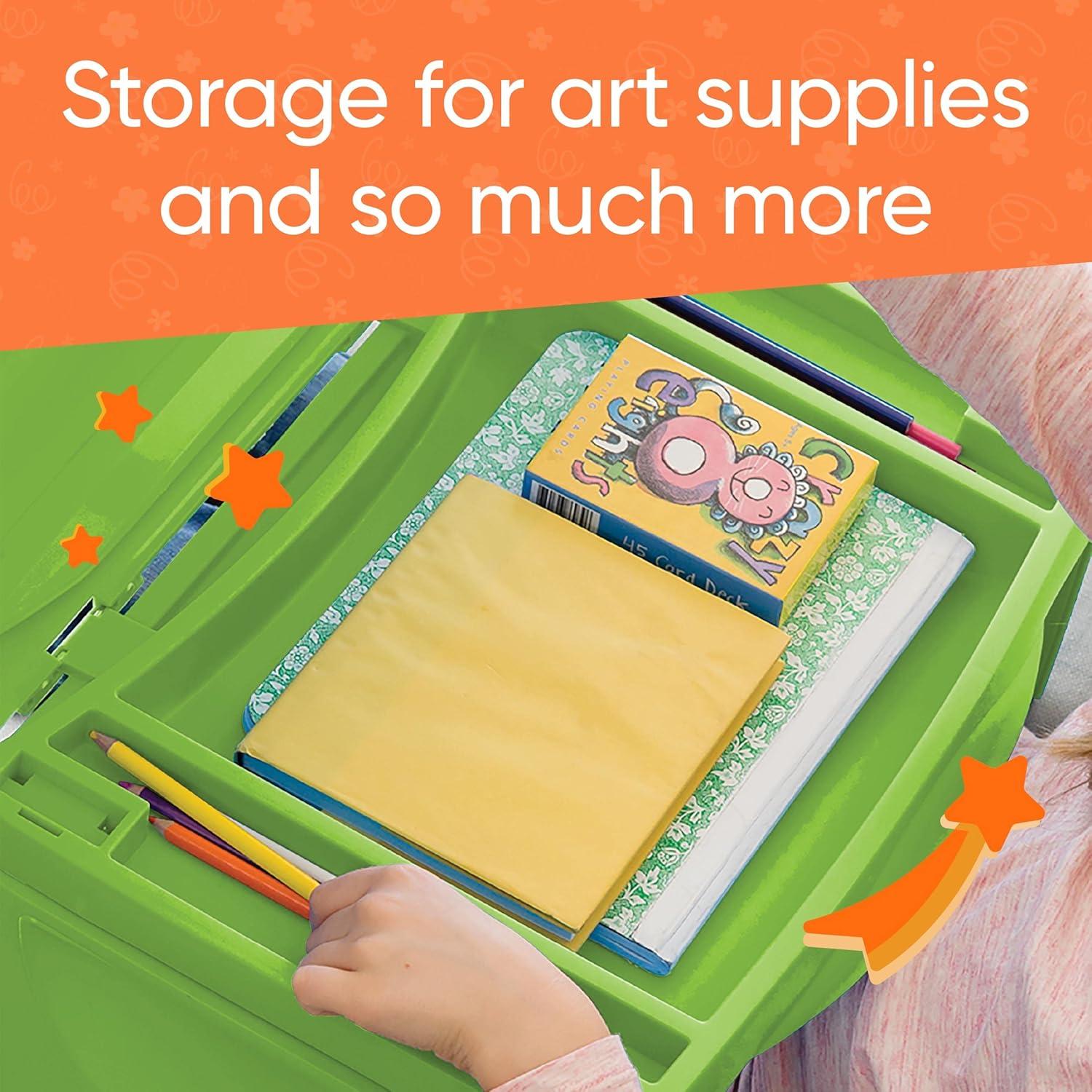 Escritorio Plegable para Niños HearthSong Verde 43.2x30.5cm