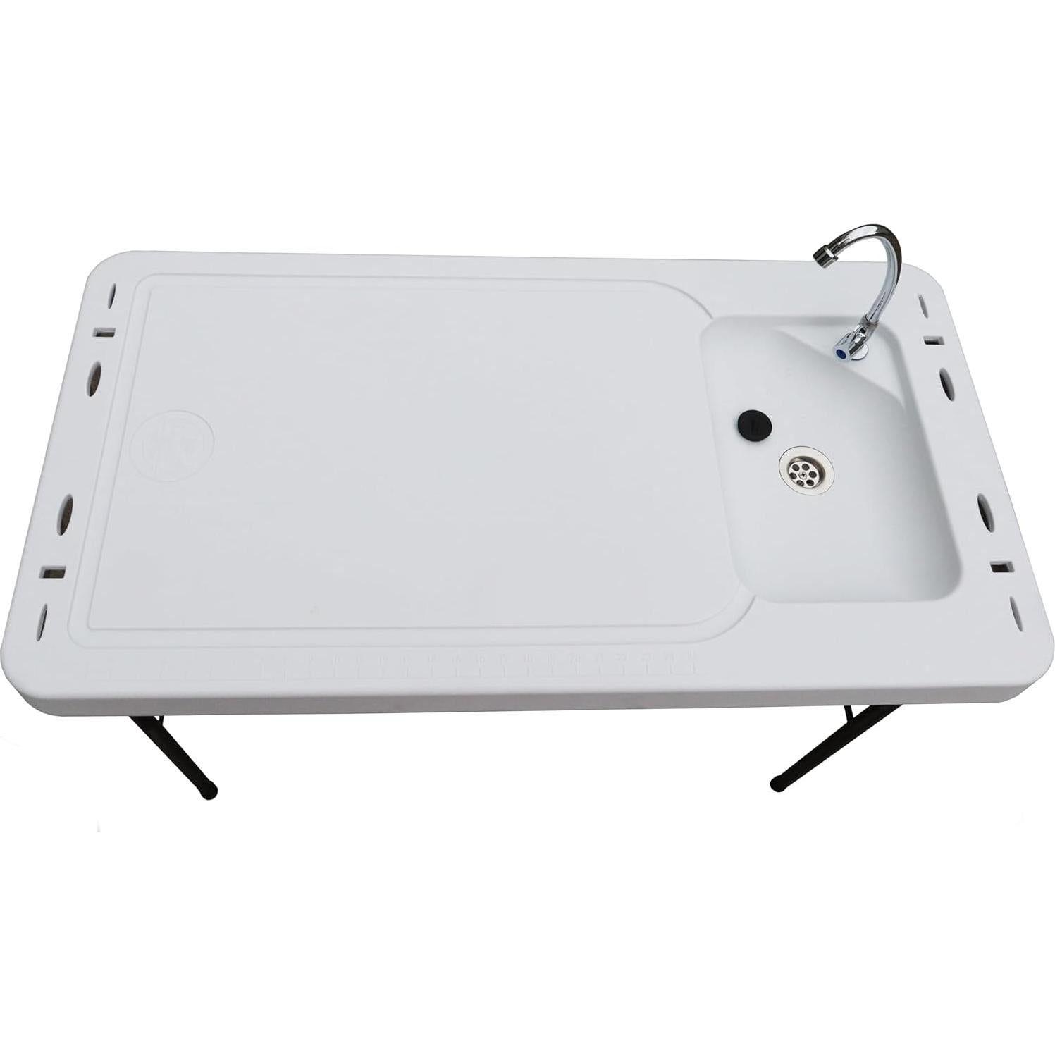 Mesa de Limpieza de Pescado Old Cedar Outfitters con Fregadero
